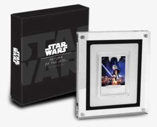 The Star Wars Return Of The Jedi 1oz Silver Poster - Lego Star Wars
