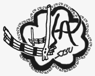 Hsa Sjsu Logo Black And White Transparent Bg - Illustration