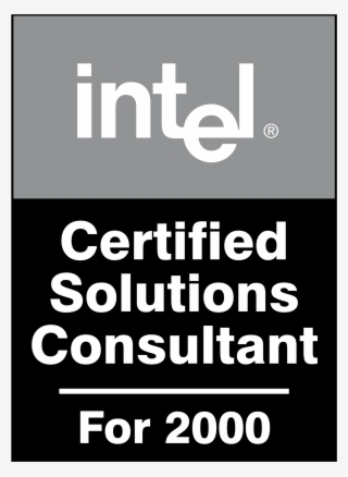 Intel Certified Solutions Consultant Logo Png Transparent - Intel Leap Ahead Logo