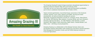View Larger Image Amazing Grazing 3 Logo And Project
