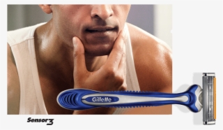 Convenience Meets Performance - Gillette - Sensor 3 Disposable Razors Sensitive - 4