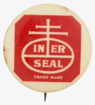 In Er Seal Advertising Button Museum - Celluloid Nabisco Pin Back Button