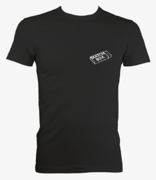 Image Of Plain Black Matchbox Fitted T-shirt - Shirt