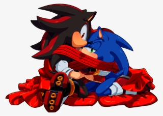 Sonic Thinking" She Dared Me To Put My Hands Around - Sonadow Sonic Kiss Shadow