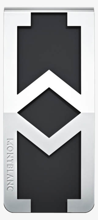 Montblanc Signature Stainless Steel Money Clip With