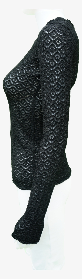 Dolce & Gabbana Long Sleeve Stretch Crotchet Top Shop - Top