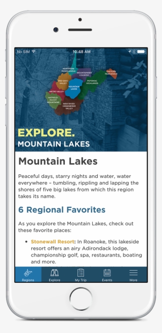 West Virginia Tourism App