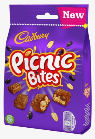 Cadbury Picnic Bites Bag Film Cl Npd 110g Film Right - Cadbury Picnic Bites 110g