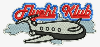 Fly-hi Plane Logo Digitizing - Fly Hi Hawaii