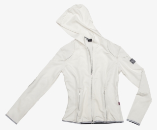 Belstaff Hood Logo Ladies' Cardigan, Off White - Hoodie