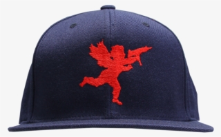 Cupid On Navy Snapback - Vanilla Ice Cupid Logo Hat