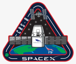 Patch For The Spacex Crs-8 Mission To The Iss - Crs 8 Mission Patch
