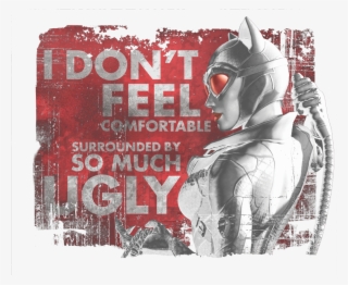 Arkham So Much Ugly Pullover Hoodie - Batman Arkham City Catwoman