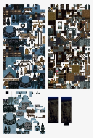 Narshe Tiles - Final Fantasy 6 Tileset