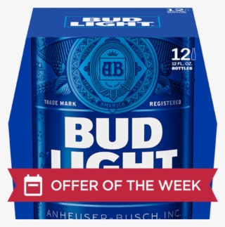 50 For Budweiser® Or Bud Light® - 12 Bottles Of Bud Light