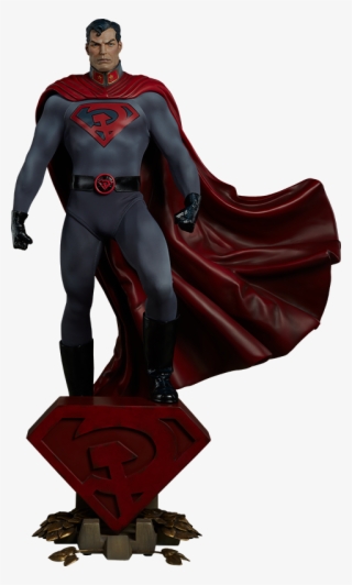 Red Son Premium Format™ Figure - Red Son Superman Statue
