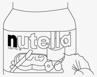 Nutella Clipart Black And White