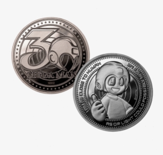 Mega Man Collectible Coin 30th Anniversary - Coin Anniversary Merchandising