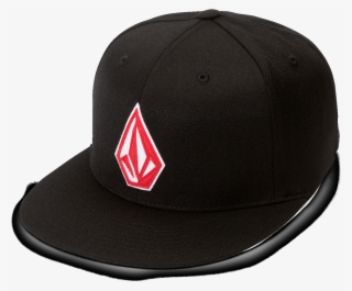 Volcom Stone Stack J-fit Hat Spark Red - Dc Cap Proceeder
