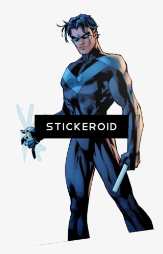 Nightwing - Top Grade Batman Young Justice Nightwing Cosplay Costume