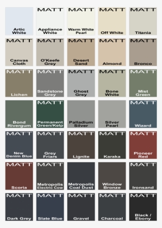 Aluminium Window Colours Nz