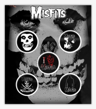 Img - Misfits Button Badge Pack: Skull