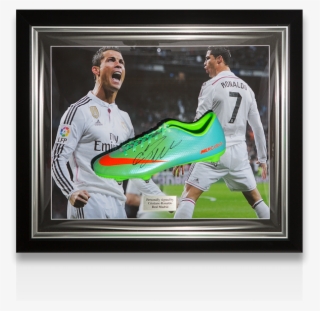 Cristiano Ronaldo Signed And Framed Nike Mercurial - Picture Frame