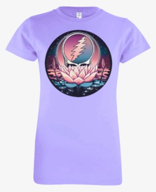 Grateful Dead Lotus Stealie Girls Youth T - Grateful Dead - Lotus Syf Black Youth Hoodie Black