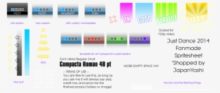 Template By Japanyoshii - Just Dance Star Bar