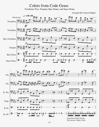 Print - Code Geass Colors Sheet Music