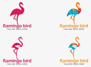 Flamingo Bird Logo Design - Logo