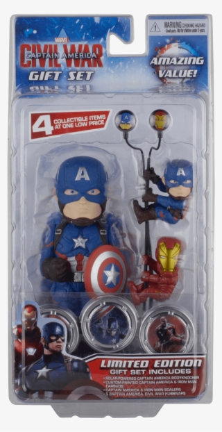 Stock Photo - Neca Captain America: Civil War Gift Set