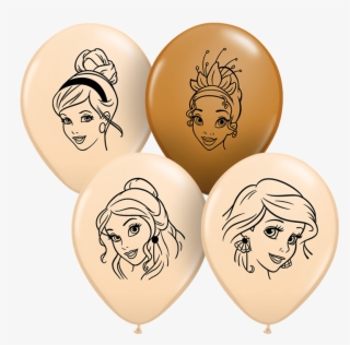 6 Inch Disney Princess Heart Shaped Latex Balloons