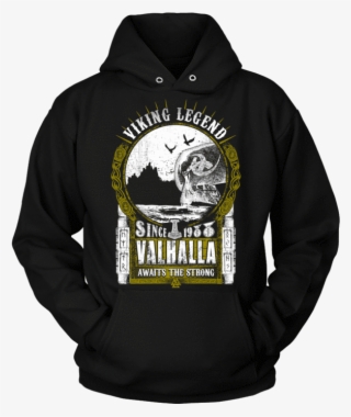 Viking Legend Since - Pit Bull Hoodie. Perfect Gift For Your Dad, Mom, Boyfriend,