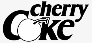 Coca Cola Cherry Logo Black And White