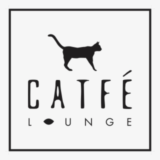 The Catfe Lounge - Cat Cafe Logo Png