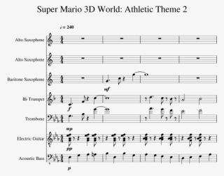 Print - Super Mario 3d World Trumpet Sheet Music