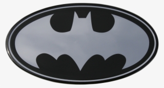 Batman Classic Logo Chrome Lensed Emblem - Batman Chrome Logo Png