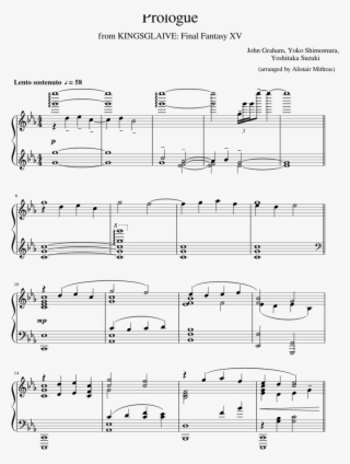 Final Fantasy Xv - Piano