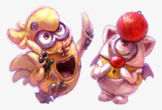 Choco Minion And Mog Minion By Ja Punkster - Moogle