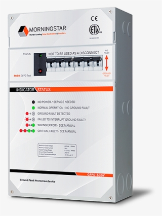 Morningstar Corporation Gfpd-600v Tristar Ground Fault - Morningstar Gfpd-150v Ground Fault Protection Device