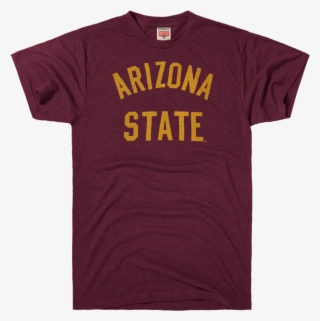 Homage Arizona State Old Maroon Asu College T Shirt