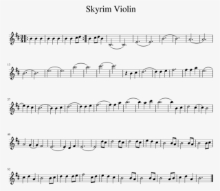 Skyrim Violin Sheet Music 1 Of 1 Pages - Azura's Song Flute Sheet Music