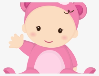 Cute Baby Clipart - Bebe Menina Desenho Png