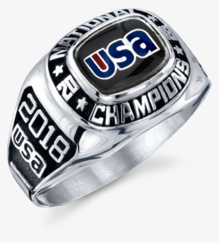 Jpg Library Stock Varsity Spirit Event Rings - Titanium Ring