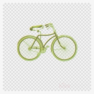 Vintagebicycle Pillow Case Clipart Bicycle Cycling - Border Disney Princess Png Hd