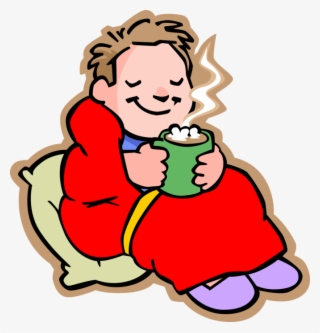 Vector Illustration Of Primary Or Elementary School - Drinking Hot Chocolate