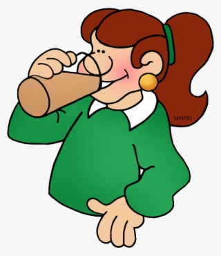 Clip Royalty Free Stock Drinking Milk Clipart - Free Clipart Drinking
