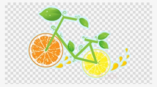 Bicycle Clipart Lemon Bicycle Wheel - Blue Lemon