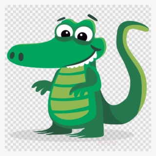 Alligator Clipart Funny - Crocodiles And Alligators Cartoon - 400x400 